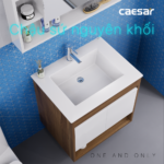 Bộ tủ lavabo CAESAR LF5030 + EH05030AWV treo tường - Ảnh 3