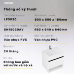 Tủ lavabo CAESAR EH15030AV treo tường - Ảnh 7