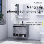 Tủ lavabo CAESAR EH05032ASV treo tường - Ảnh 5