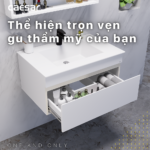 Tủ lavabo CAESAR EH05032DDV treo tường - Ảnh 4