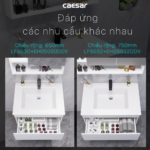 Tủ lavabo CAESAR EH05032DDV treo tường - Ảnh 5