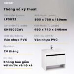 Tủ lavabo CAESAR EH15032AV treo tường - Ảnh 7