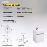 Tủ lavabo CAESAR EH05236AV treo tường - Ảnh 6