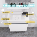Tủ lavabo CAESAR EH05239AV treo tường - Ảnh 4
