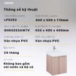 Tủ lavabo CAESAR EH05253AW7V treo tường - Ảnh 8