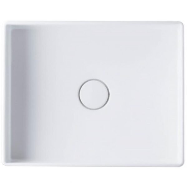 Chậu rửa mặt lavabo CAESAR LF5254 đặt bàn (bao gồm ống xả và nắp sứ)