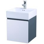Bộ tủ lavabo CAESAR LF5257 + EH05257ATGV treo tường