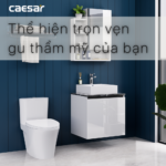 Tủ lavabo CAESAR EH46001AV treo tường - Ảnh 3