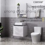 Tủ lavabo CAESAR EH46001AV treo tường - Ảnh 2