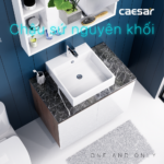 Bộ tủ lavabo CAESAR LF5261 + EH48001AWV treo tường - Ảnh 2