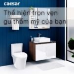 Bộ tủ lavabo CAESAR LF5261 + EH48001AWV treo tường - Ảnh 4
