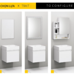 Bộ tủ lavabo CAESAR LF5263 + EH05263AV treo tường - Ảnh 3