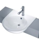 Chậu rửa mặt lavabo CAESAR LF5302 dương vành