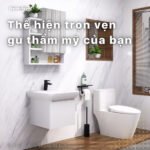 Bộ tủ lavabo CAESAR LF5370 + EH05370AV treo tường - Ảnh 6