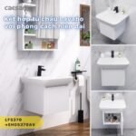 Bộ tủ lavabo CAESAR LF5370 + EH05370AV treo tường - Ảnh 8
