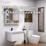 Bộ tủ lavabo CAESAR LF5372 + EH05372AV treo tường - Ảnh 4