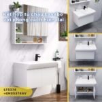 Chậu rửa mặt lavabo CAESAR LF5374 dương vành (bao gồm ống xả và nắp sứ) - Ảnh 4