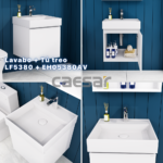 Tủ lavabo CAESAR EH05380AV treo tường - Ảnh 4