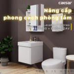 Tủ lavabo CAESAR EH05380AV treo tường - Ảnh 3