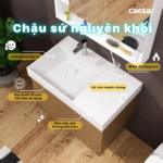Tủ lavabo CAESAR EH05382DWV treo tường - Ảnh 6
