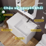 Tủ lavabo CAESAR EH05382AV treo tường - Ảnh 3