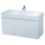 Bộ tủ lavabo CAESAR LF5388 + EH05388AV treo tường