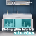 Tủ lavabo CAESAR EH05388AV treo tường - Ảnh 6