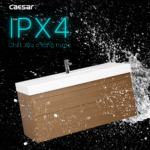 Bộ tủ lavabo CAESAR LF5388 + EH05388DWV treo tường - Ảnh 4