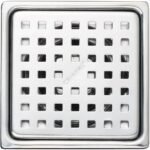 Phễu thoát sàn CAESAR ST1010B vuông 100x100 mm (Ø60)