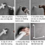 Thanh tay vịn TOTO T112CL9#SC1/ T110D3R (x3) (dạng chữ L) - Ảnh 4