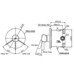 Van điều chỉnh nhiệt độ TOTO TBG11303V/ TBN01001B (kèm phụ kiện âm tường) - Ảnh 4