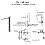 Vòi xịt xà phòng TOTO TLK07002G cảm ứng (không kèm bộ điều khiển) - Ảnh 6