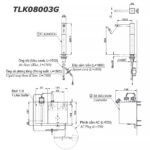 Vòi xịt xà phòng TOTO TLK08003G cảm ứng (không kèm bộ điều khiển) - Ảnh 5