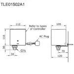 Bộ điều khiển vòi cảm ứng TOTO TLE01502A1/ TLN01103A/ TLE05701A (Loại dùng điện) - Ảnh 2