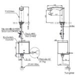 Bộ điều khiển vòi cảm ứng TOTO TLE01502V/ TLN01103A/ TLE05701A nóng lạnh, dùng điện (Kèm dây cấp - van dừng và van nhiệt độ) - Ảnh 2