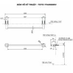 Giá treo khăn TOTO TS113A2V2 - Ảnh 2