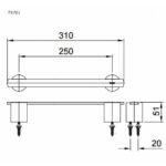 Giá treo khăn TOTO TS701 GRAND A - Ảnh 2