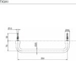Thanh tay vịn TOTO TX3A1 - Ảnh 4