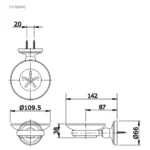 Kệ xà phòng TOTO TX706AC CURIO - Ảnh 6