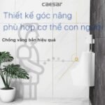 Bồn tiểu nam CAESAR U0233 treo tường, thoát ngang - Ảnh 5