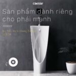 Bồn tiểu nam CAESAR U0239 đặt sàn, thoát sàn - Ảnh 5