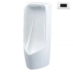 Bồn tiểu nam CAESAR U0296 đặt sàn, kèm van xả cảm ứng A640, thoát sàn