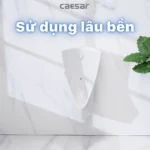 Bồn tiểu nam CAESAR U0234 treo tường, cấp nước sau, thoát ngang - Ảnh 2