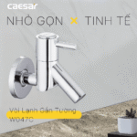 Vòi lavabo CAESAR W047C lạnh, gắn tường - Ảnh 6