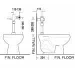 Van xả bồn cầu AMERICAN STADARD WF-9858 (WF9858) dạng gạt - Ảnh 2