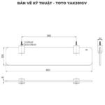 Kệ gương TOTO YAK201GV dòng GB - Ảnh 8
