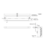 Giá treo khăn TOTO YT902S6V dòng G tròn - Ảnh 4