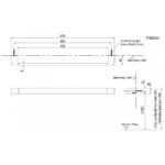 Giá treo khăn TOTO YT903S4V dòng G vuông - Ảnh 5