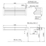 Giá treo khăn TOTO YTS902BV (2 tầng)  dòng G tròn - Ảnh 7