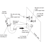 Ống thải nước chữ P INAX A-674P (A674P) - Ảnh 3